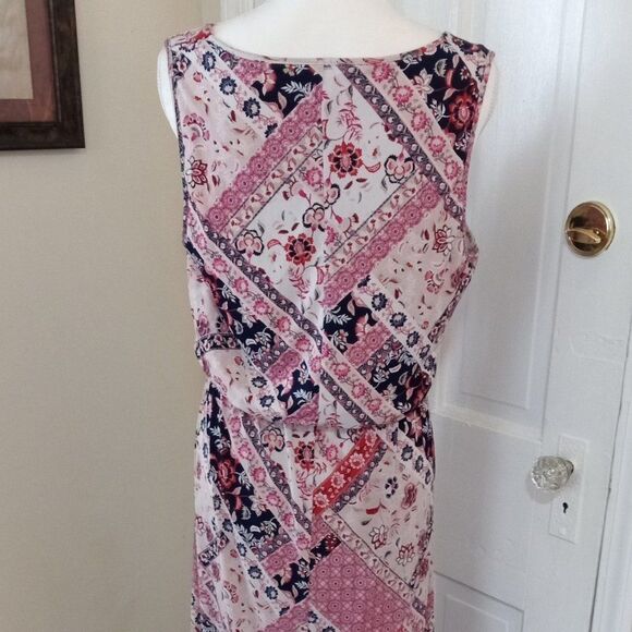 TRIXXI CLOTHING COMPANY Women's Criss Cross Detail Maxi Dress (Size XL) "FLORAL" - Picture 3 of 9